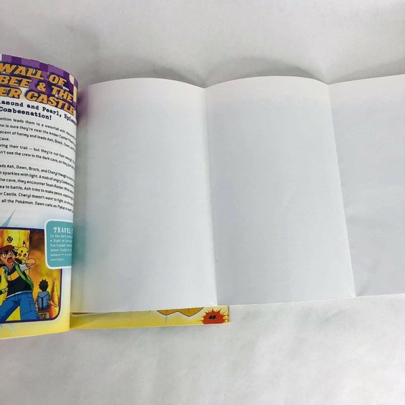 3 Scholastic Pokémon Chapter Books World Of Sinnoh With Poster Galactic Battles - Picture 8 of 10